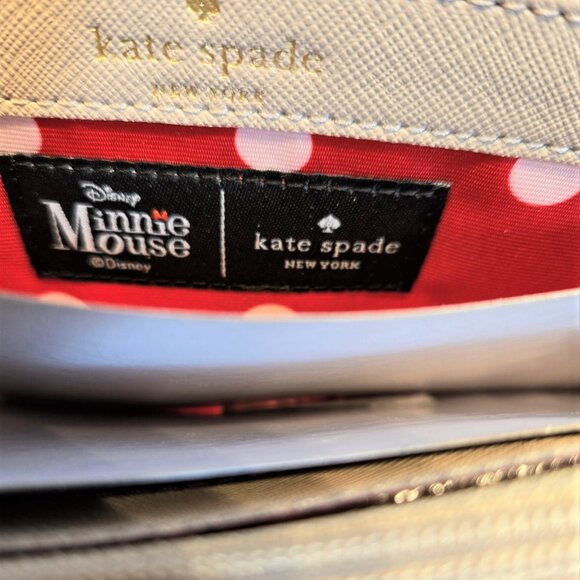 NEW Kate Spade for DISNEY MINNIE MOUSE FRANCIS LARGE TOTE and matching wallet - Picture 11 of 12